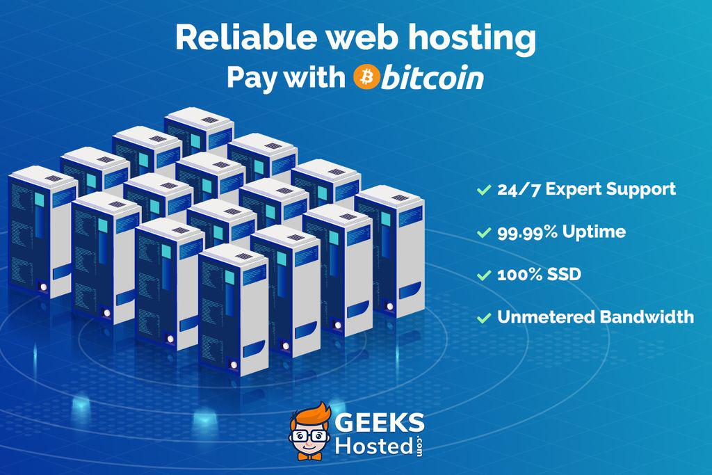 100% SSD Web Host GeeksHosted.com Integrates Bitcoin