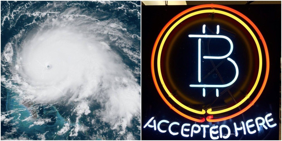 Hurricane Dorian Relief Effort Enlists an Unlikely Ally: Bitcoin