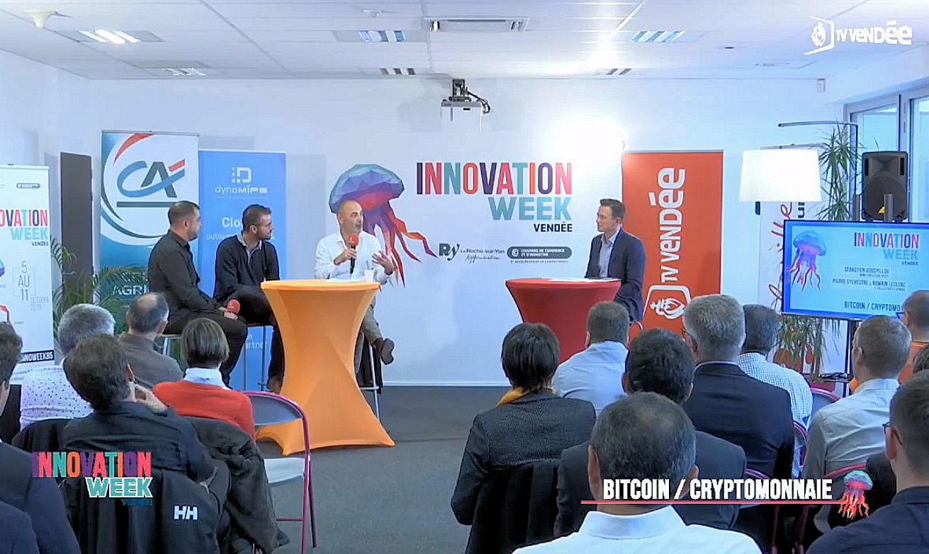 Bitcoin : la mise au point de Sébastien Gouspillou lors de l’Innovation Week 2019
