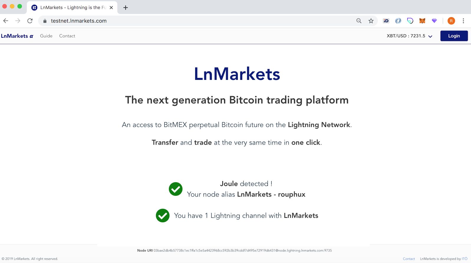 Lancement de LnMarkets sur le Testnet Bitcoin