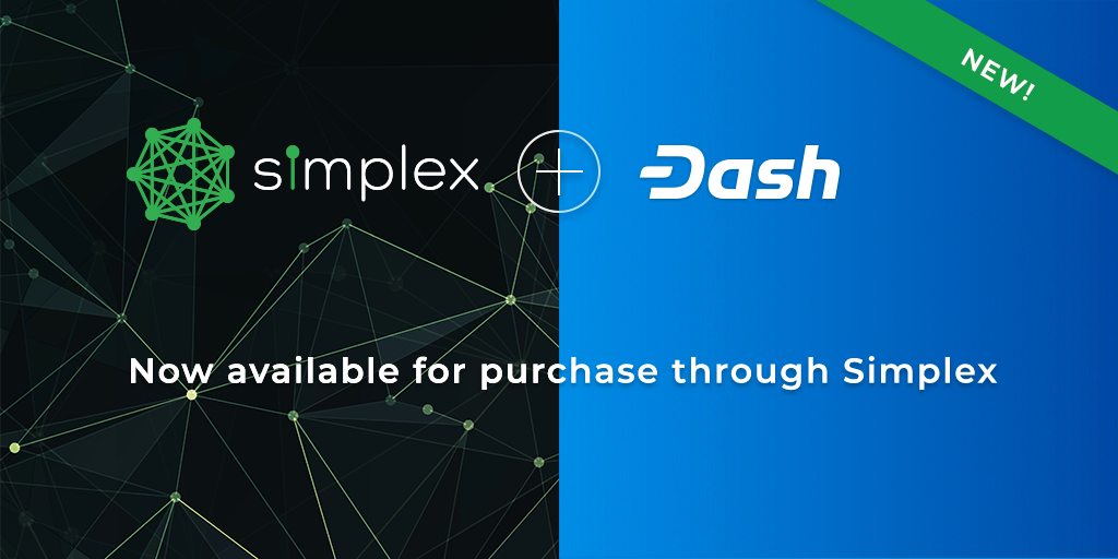 Dash Partners with Fiat Infrastructure Leader Simplex to Offer Its Users a Fiat On-Ramp