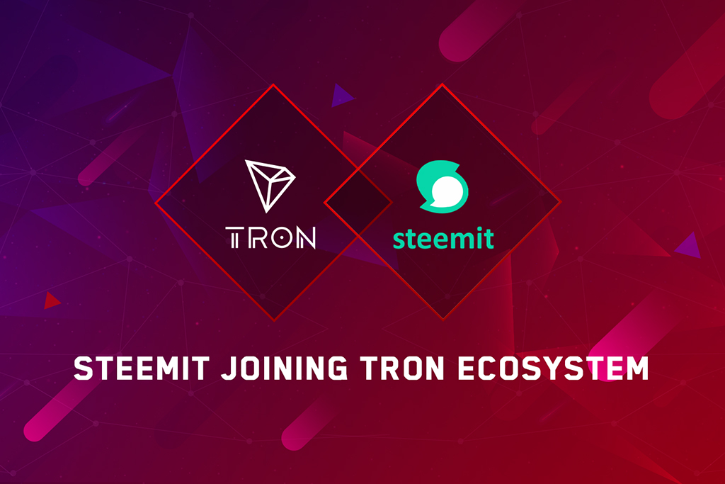 Steemit Joining TRON Ecosystem