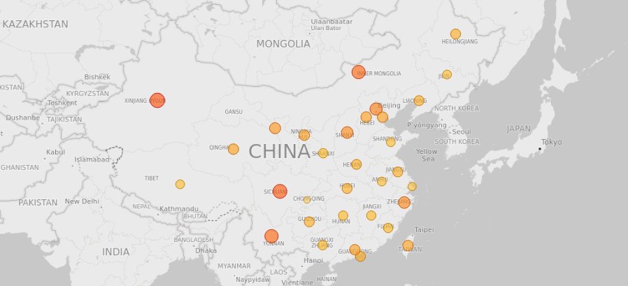 Bitcoin Mining Map: China dominiert das Bitcoin Mining