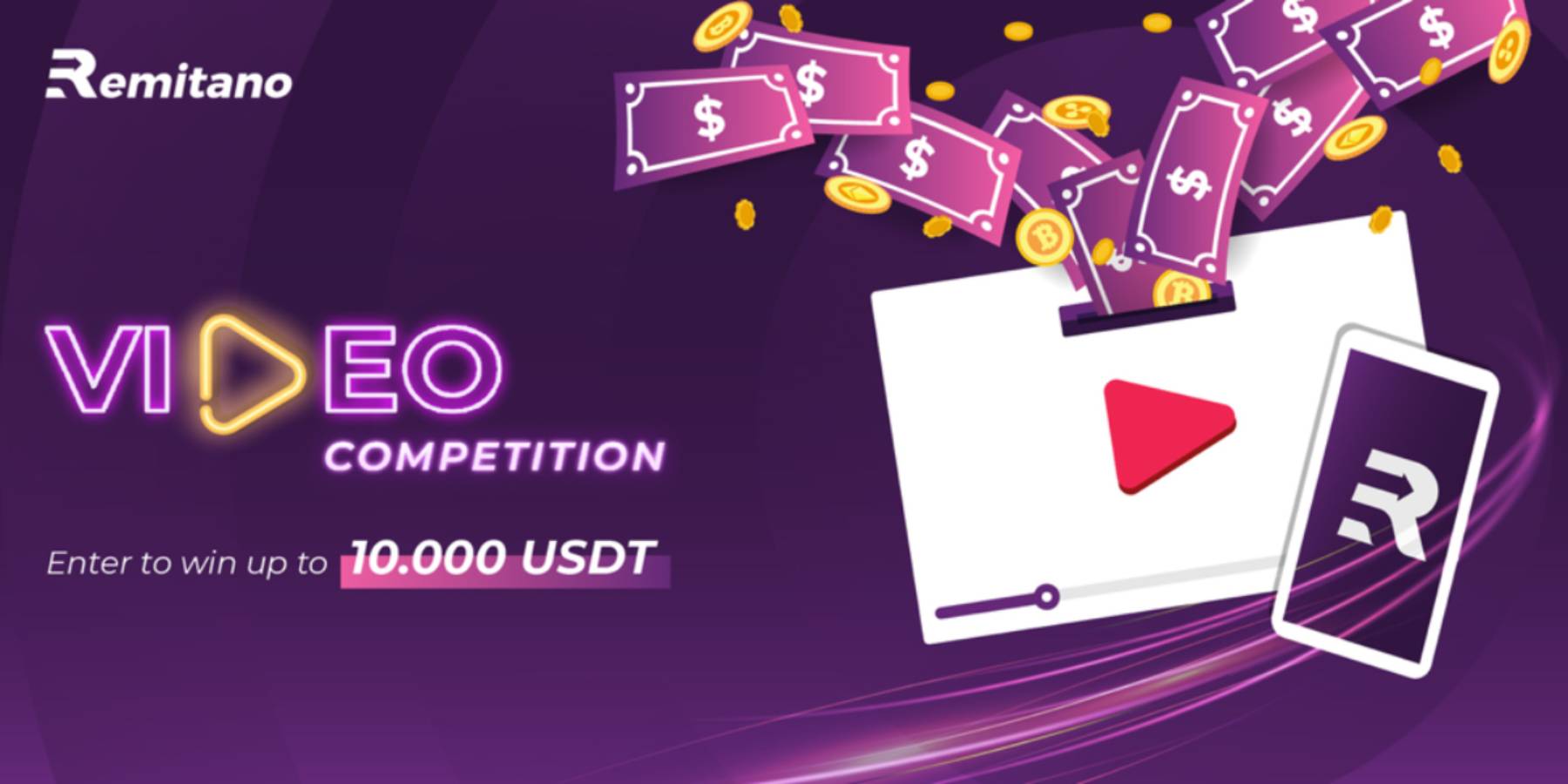 Remitano Lightning League – YouTube Video Competition – Win 10K USDT