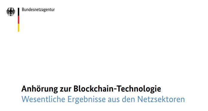 Deutschland: Ergebnisse der Anhörung zur Blockchain-Technologie in den Netzsektoren