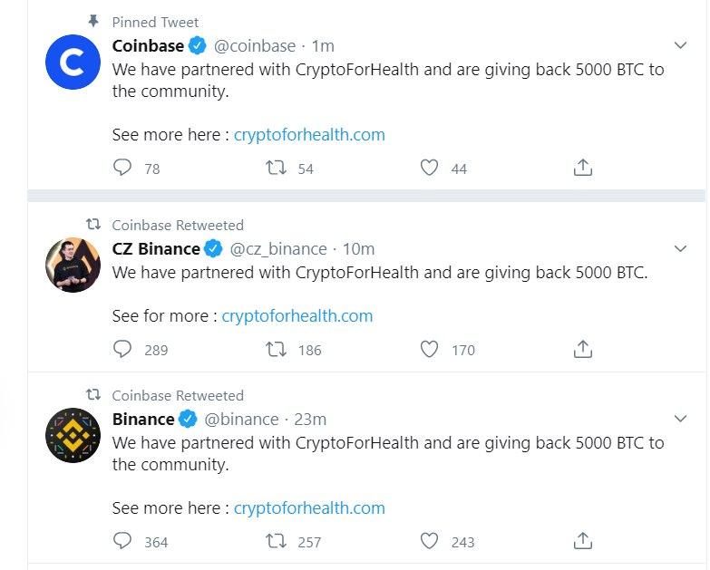 Breaking Scam Alert: Binance, Coinbase and Other Major Crypto Twitter Accounts Hacked