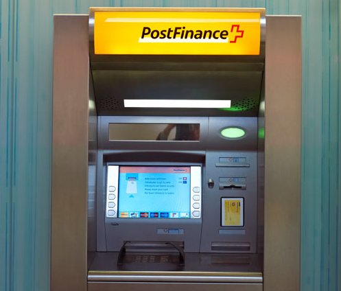 Postfinance: 10% der Bankomaten ausser Betrieb