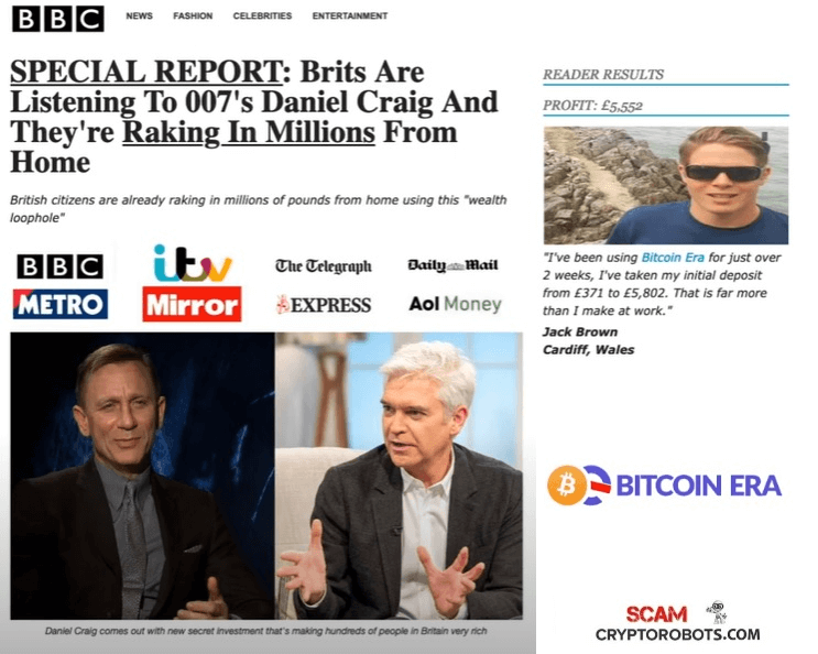 New Bitcoin Scam Uses Daniel Craig for Fake Celebrity Endorsements