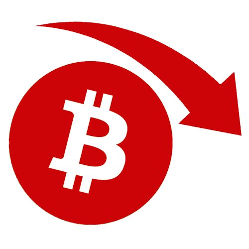 Le bitcoin en baisse