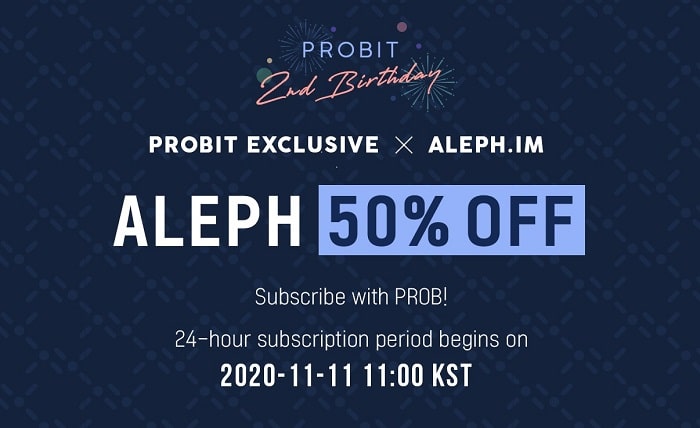 DeFi Crosschain Network Aleph.im to Roll Out Pre-Listing Subscription on ProBit Exchange’s Exclusive Listing Platform