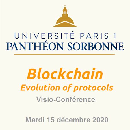 Blockchain : Evolution des protocoles (Visio-conférence)