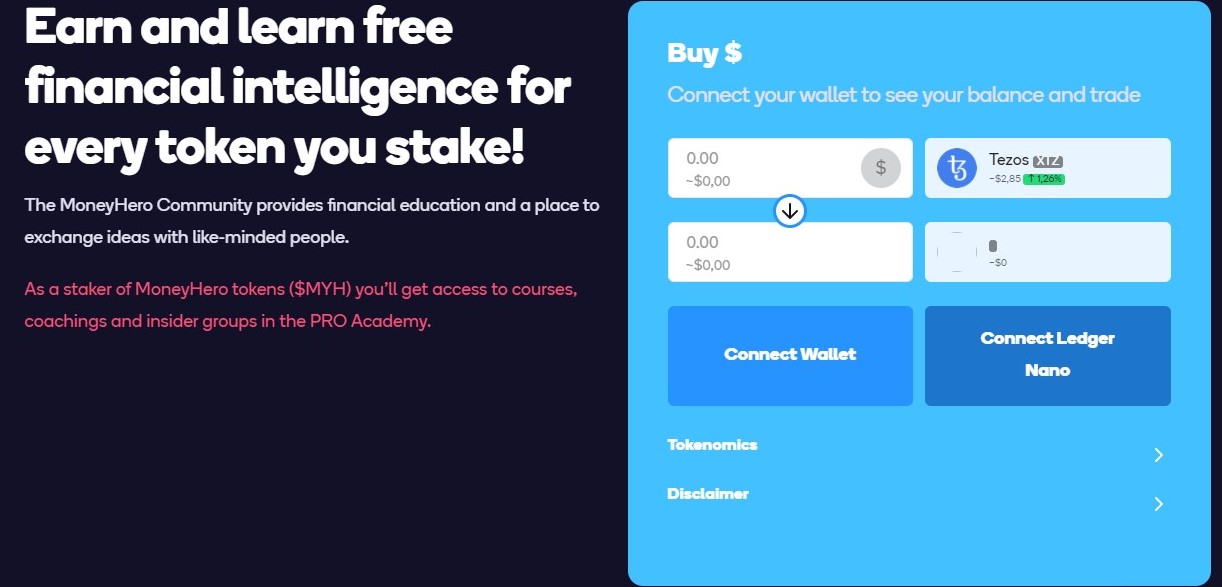Wie du mit dem neuen MoneyHero Token hohe Zinsen abstaubst und kostenlos finanzielle Bildung bekommst