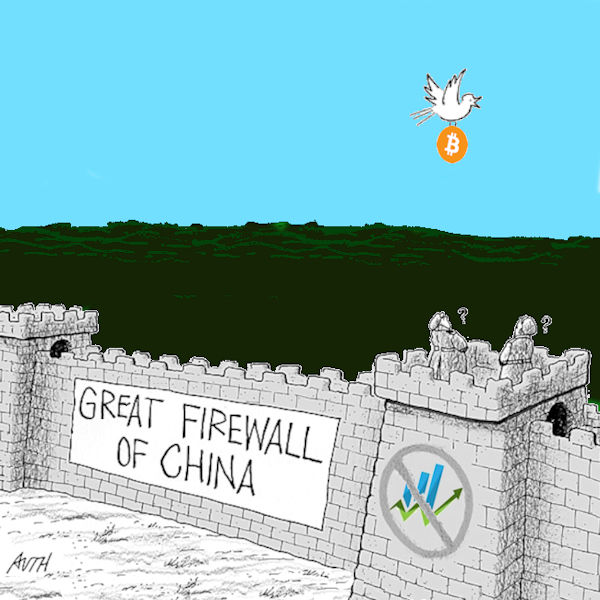 Chine : CoinMarketCap, CoinGecko et TradingView bloqués par le « bouclier doré »