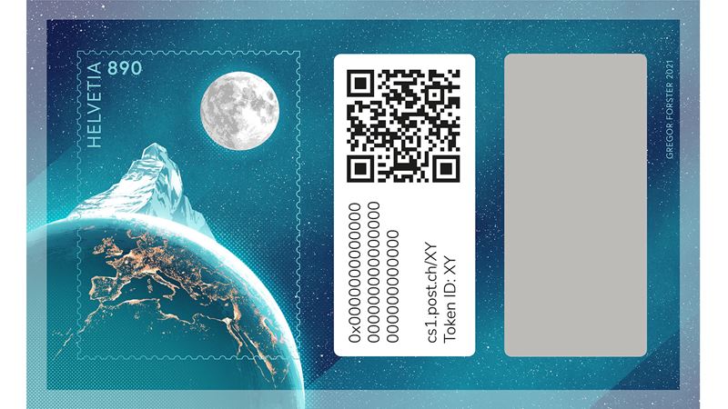 Post lanciert erste Schweizer Bitcoin-Briefmarke