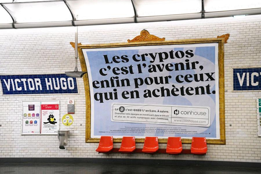 Coinhouse : Une campagne d’affichage dans 7 grandes villes françaises