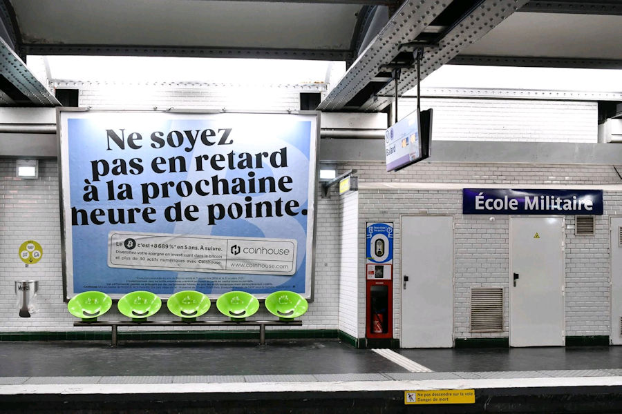 Coinhouse : Une campagne d’affichage dans 7 grandes villes françaises