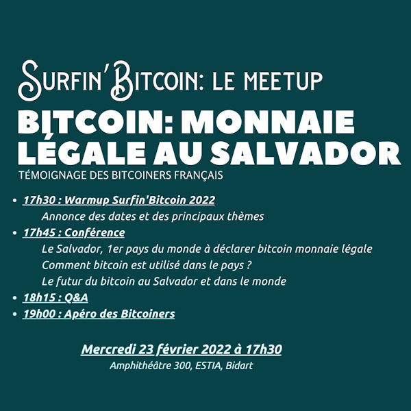 Surfin’ Bitcoin, Le Meetup #1