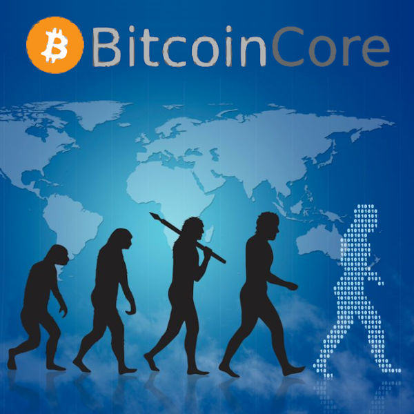 Évolution de la vitesse de synchronisation de Bitcoin Core