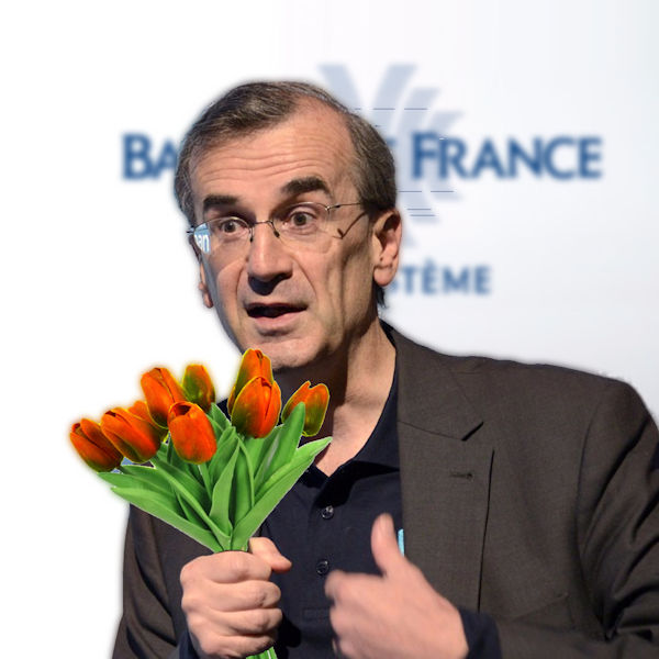 Le Gouverneur de la Banque de France obtient le prestigieux Prix Tulipe