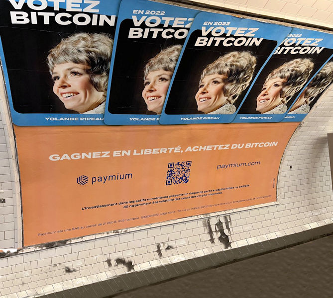 Paymium dans le métro parisien