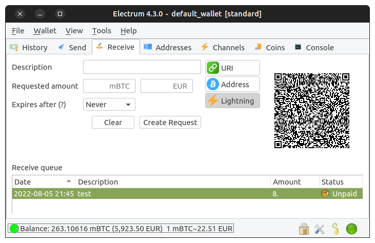 Sortie d’Electrum 4.3 avec des améliorations de l’interface graphique pour Lightning