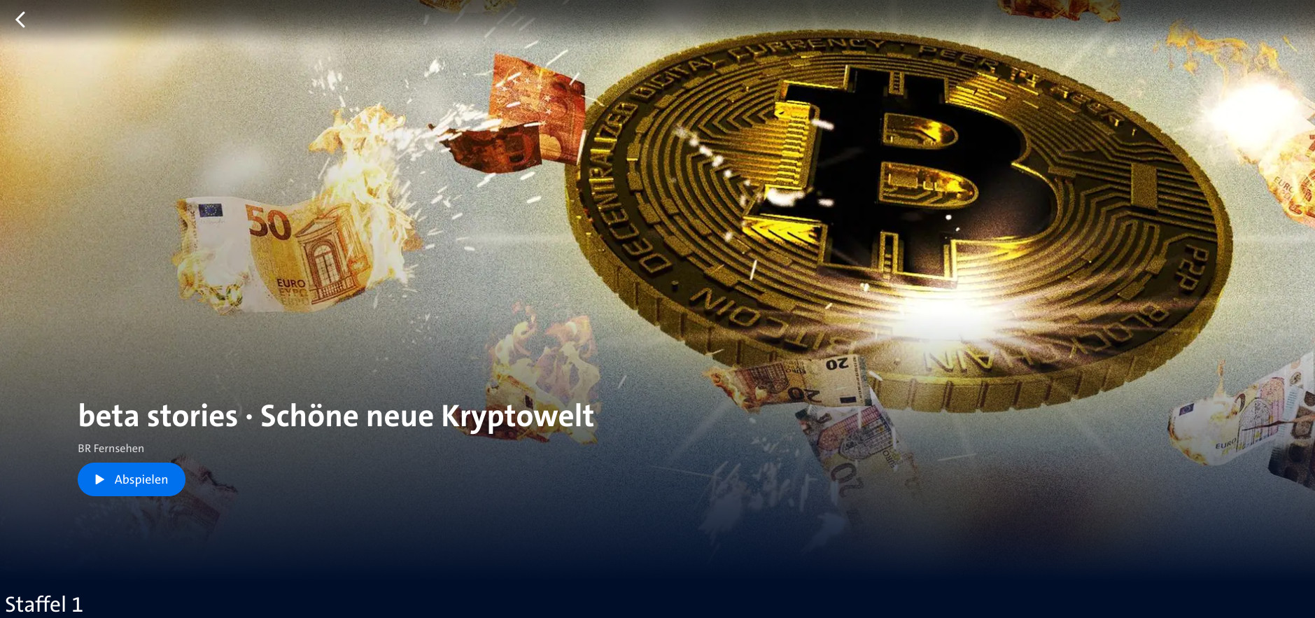 Bayerischer Rundfunk: Folge 1: Bitcoin, Die große Verheissung