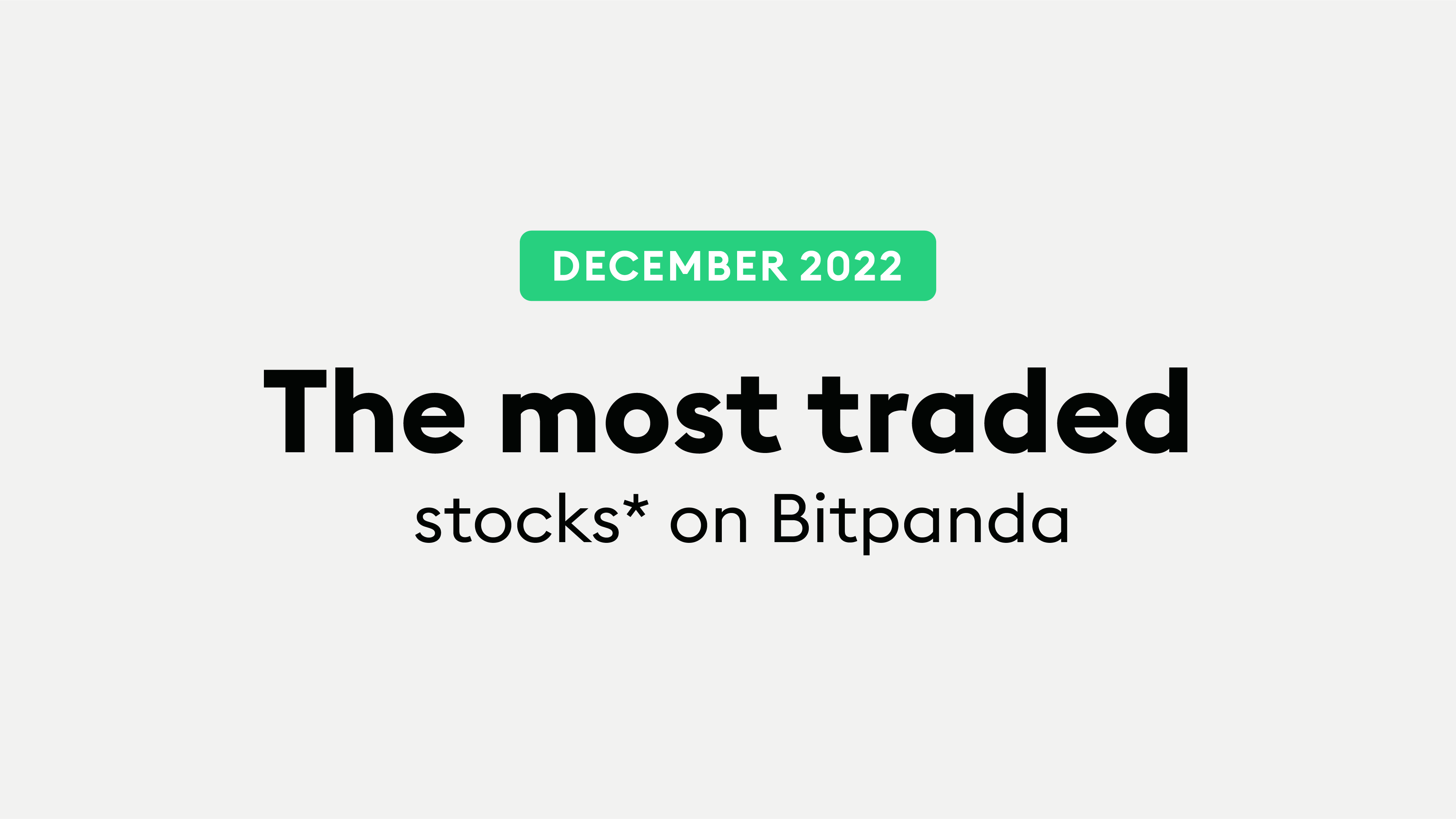 Bitpanda: Das waren die meistgekauften Aktien
