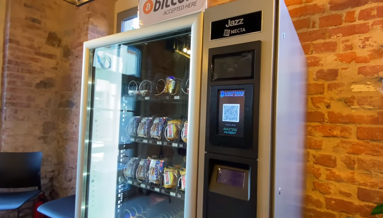 Bitcoin-Snackautomat in Mittweida