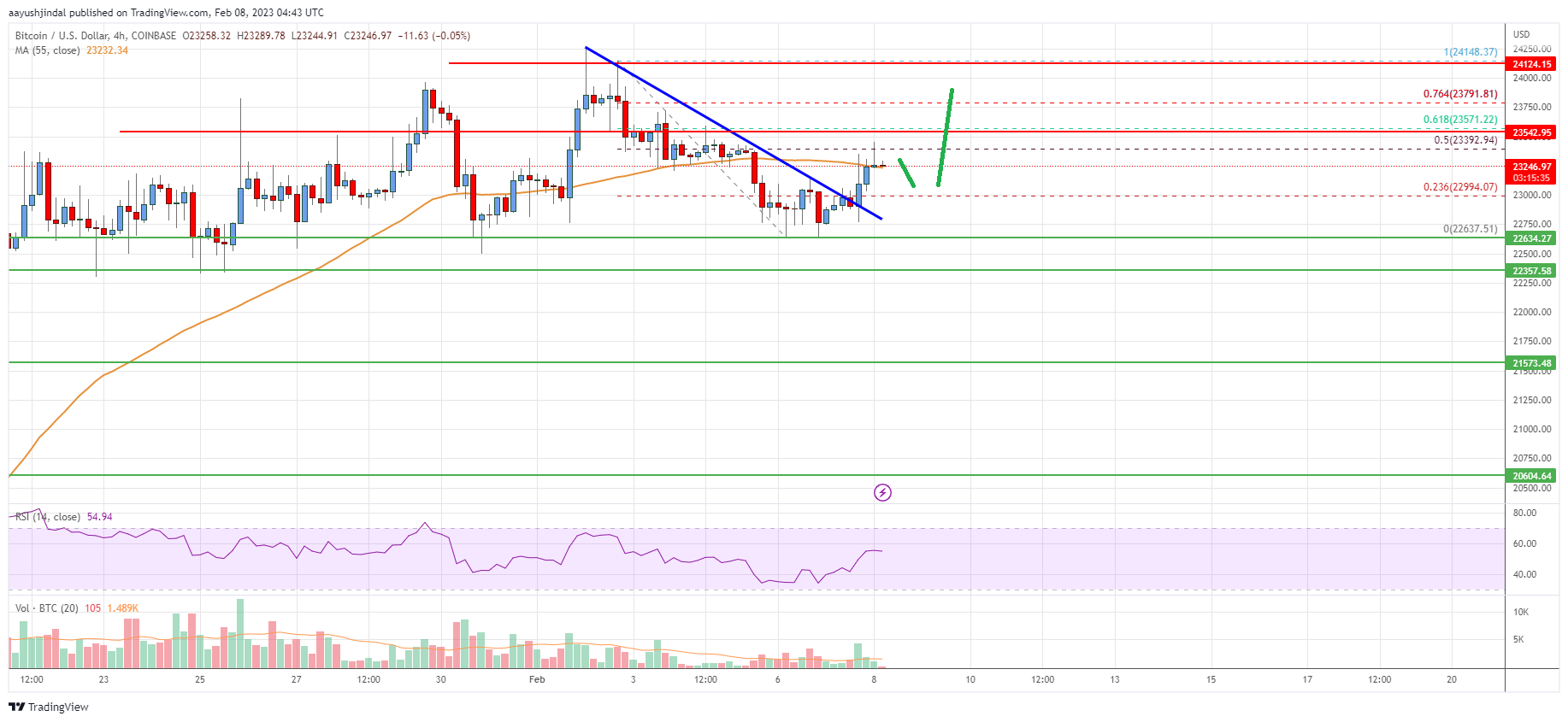 Bitcoin Price Analysis: BTC Remains Supported For More Upsides