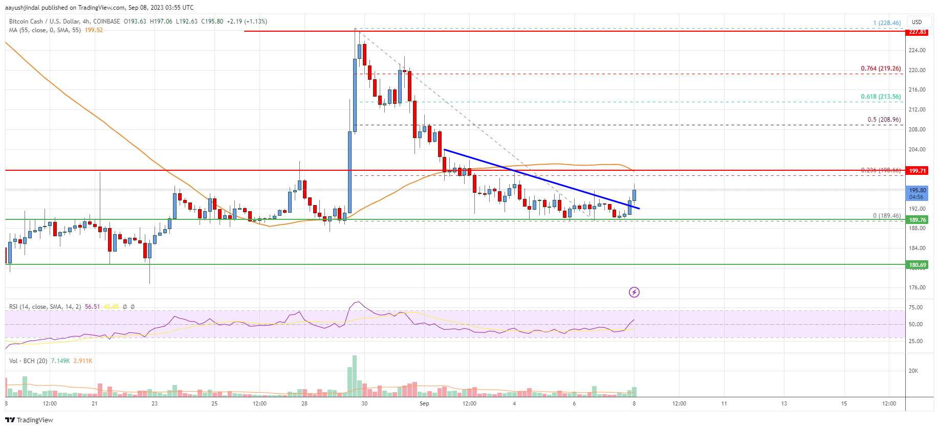 Bitcoin Cash Analysis: Key Breakout Resistance Sits At $200