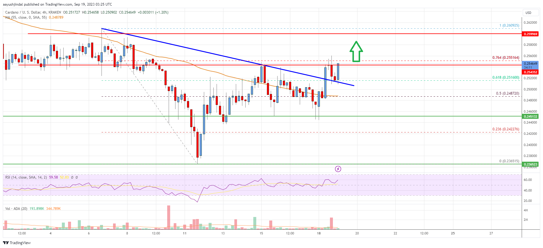 Cardano (ADA) Price Analysis: Recovery Could Gain Pace Above $0.26