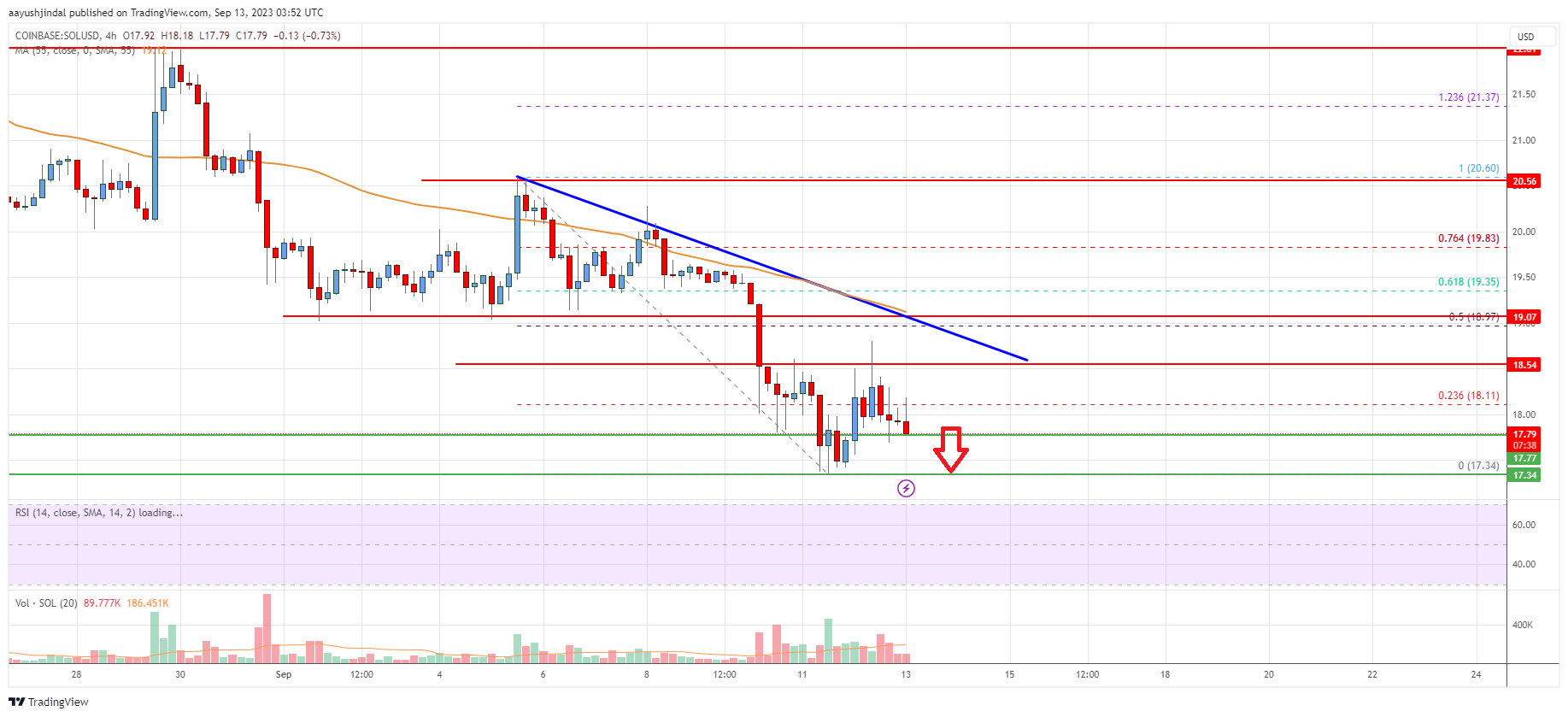 Solana (SOL) Price Analysis: Risk of Another Drop To $16