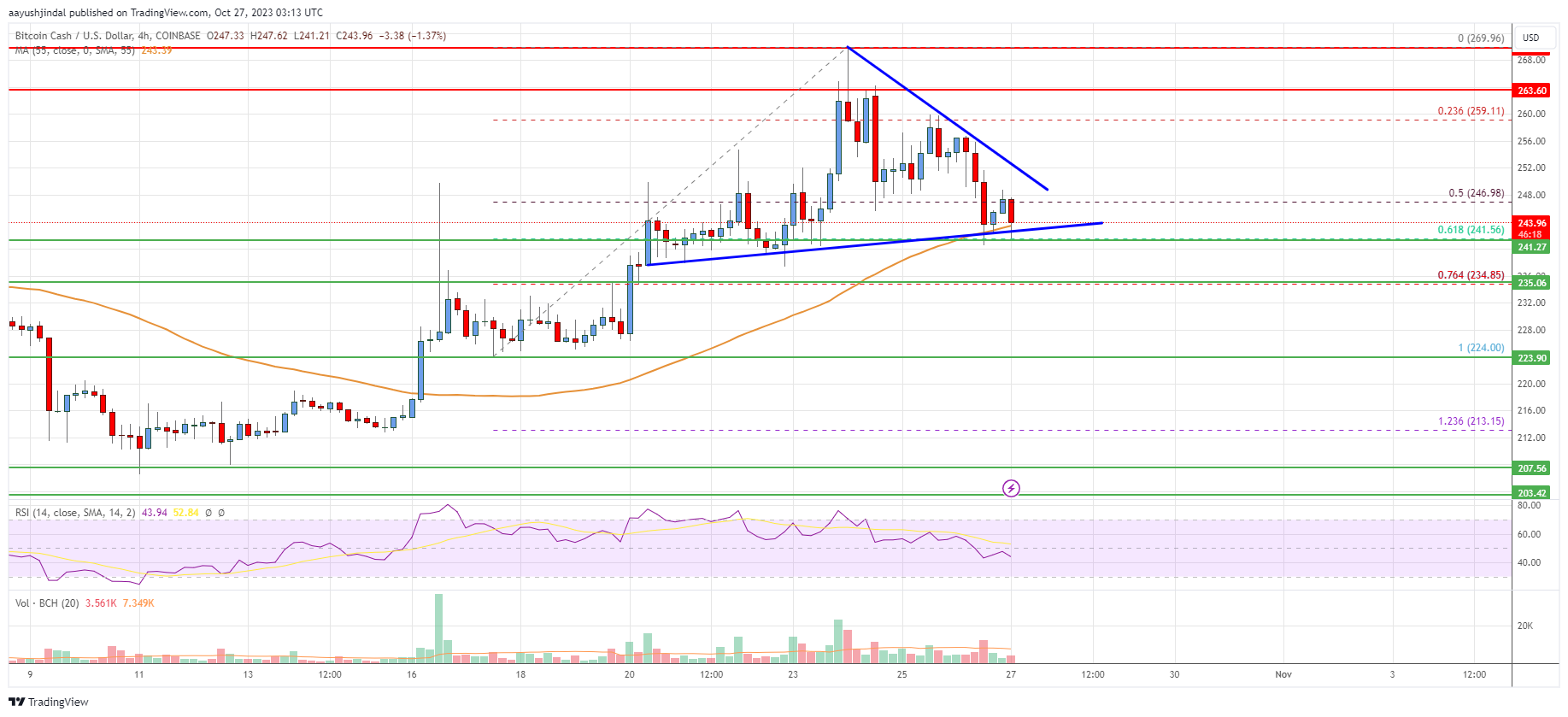 Bitcoin Cash Analysis: Bulls Struggle To Protect This Key Support