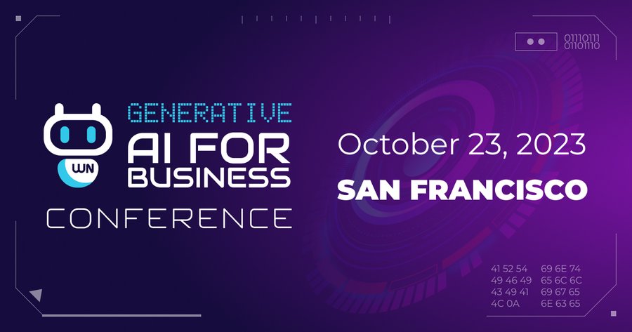 GenAI Business Conference on October 23 in San Francisco