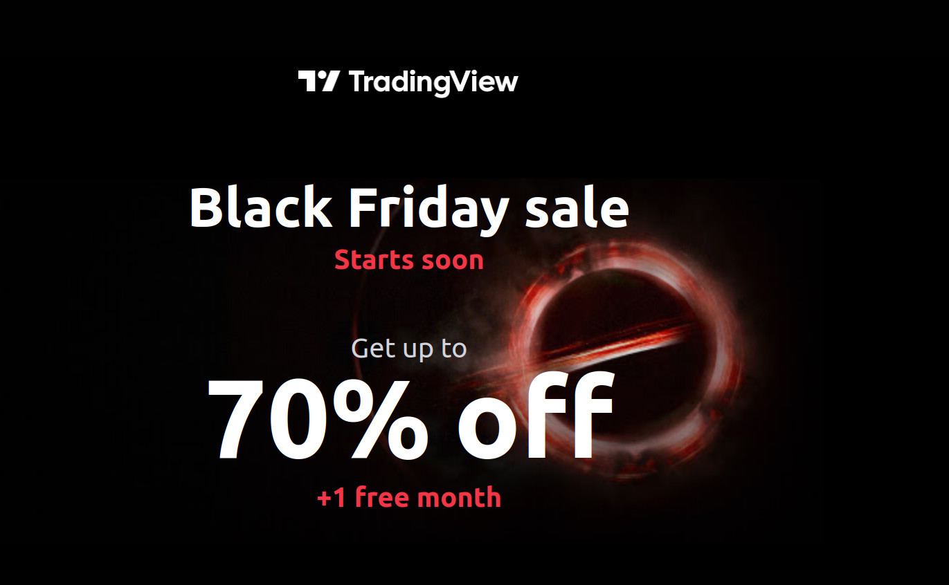 Black Friday: TradingView mit 70 Prozent Rabatt