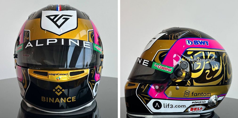 Binance Unveils Winning Design of Pierre Gasly’s Helmet for Abu Dhabi Grand Prix