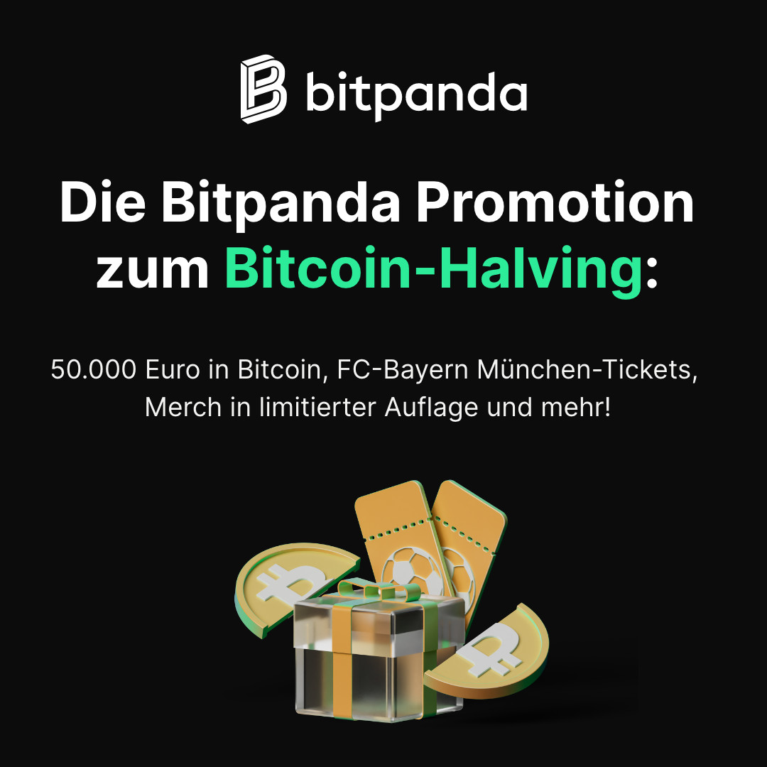 Bitpanda Halving Campaign: Gewinne 50’000 in Bitcoin