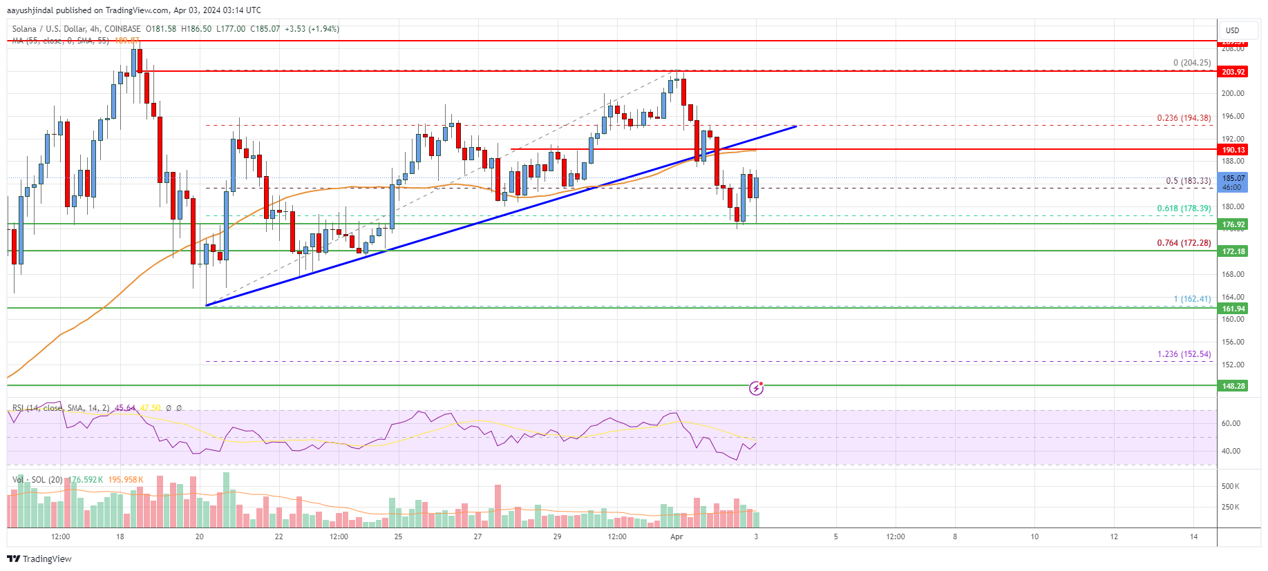 Solana (SOL) Price Analysis: Dips Attractive Near $170