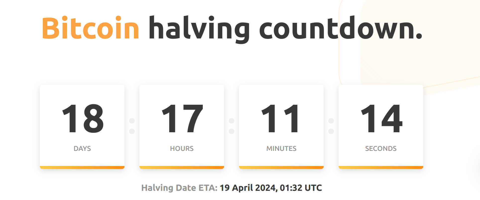 Bitcoin Halving am 19. April 2024?