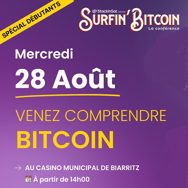 Surfin’Bitcoin 2024 : Une demi-journée gratuite pour le grand public